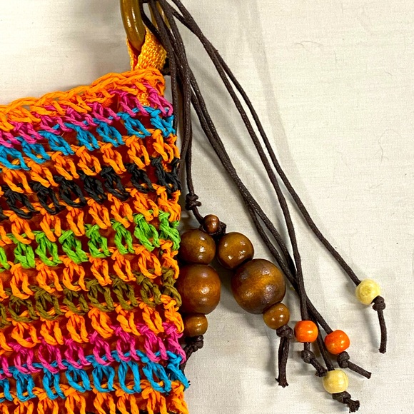 EUC Sun n Sand Macrame Shoulder Bag - Picture 5 of 8